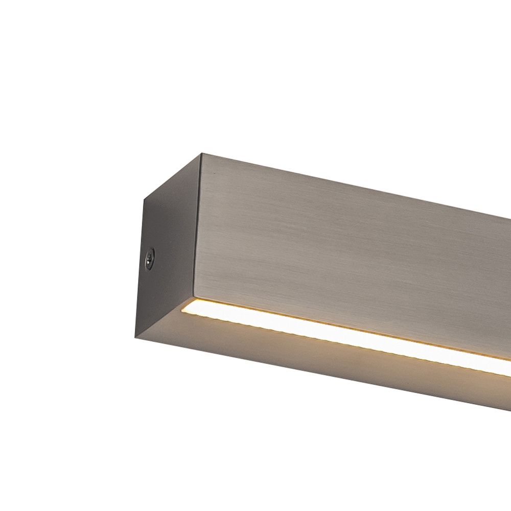 Бра 60,6*5*5-5 см, *LED*24W, 3000K, Mantra Elegance MAN9014, cерый металлик