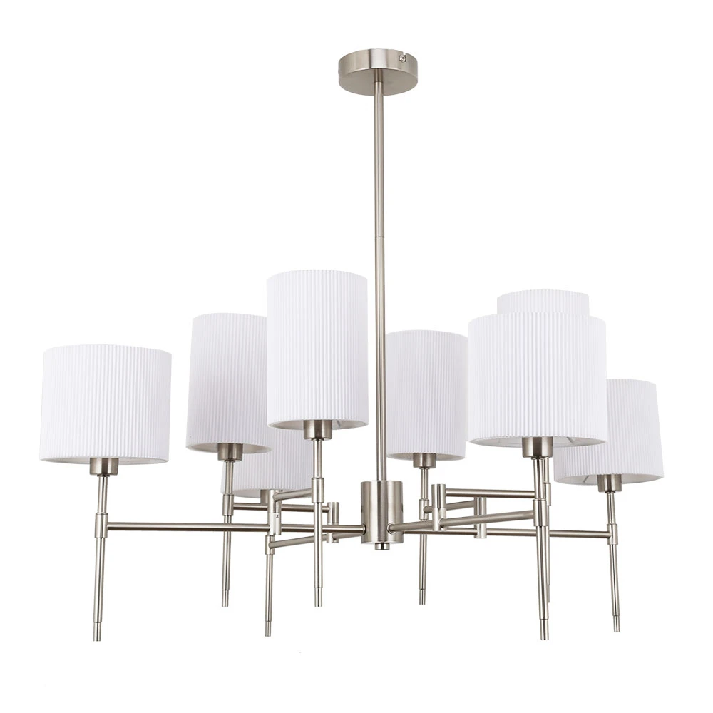 Люстра 81*81*51 см, 8*E14*40W, Arte Lamp Debora A4108LM-8SS, Матовое Серебро