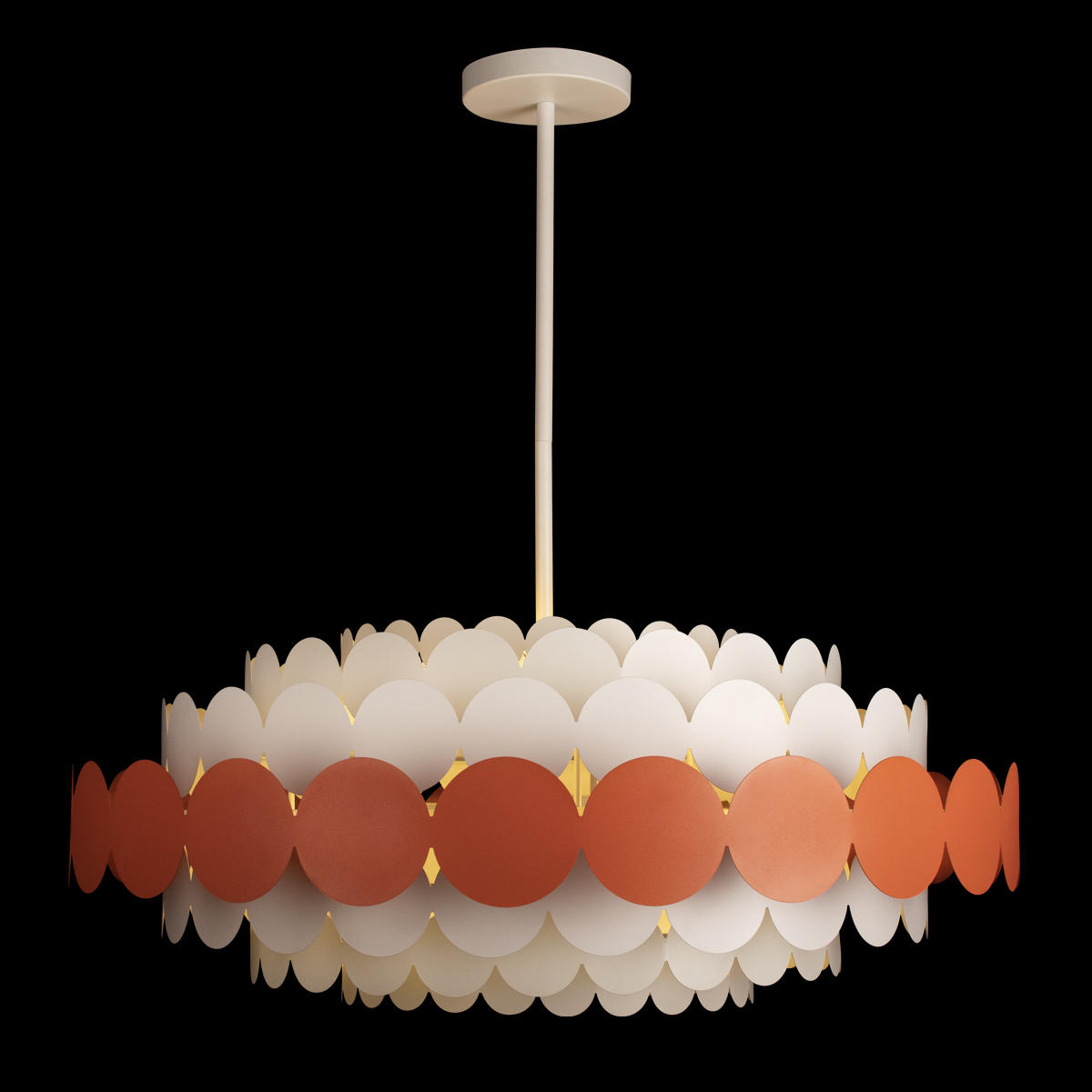 Подвесной светильник 82*32 см, 9*E14*40W LOFT IT Juicy 10310/M Red красный, белый