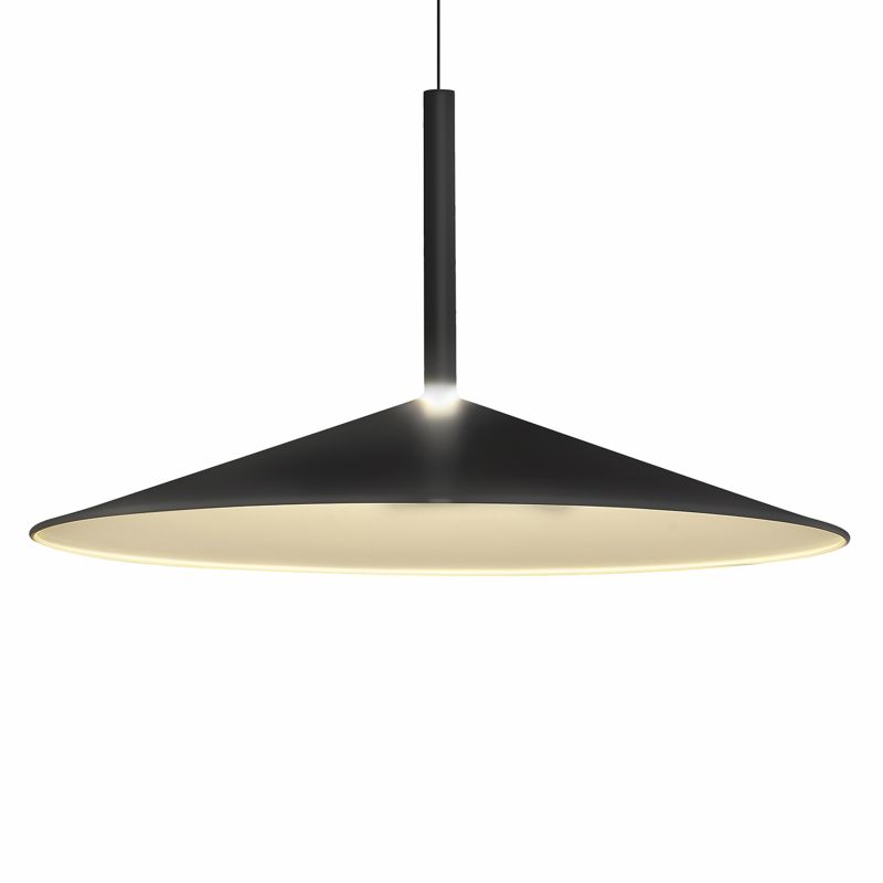 Подвесной светильник 47,5*26/200 см, 16W 3000K черный Mantra Calice 7891