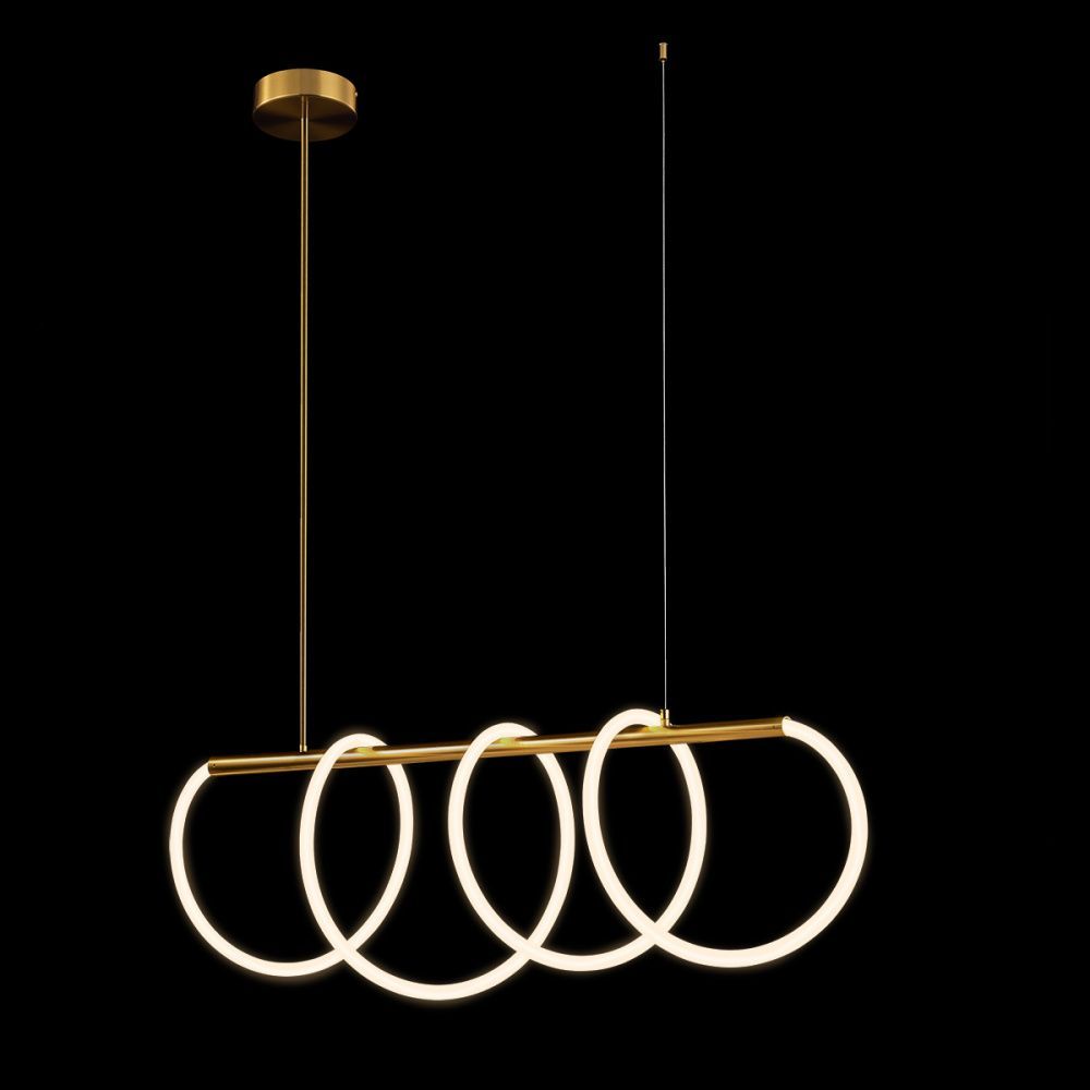 Подвесной светильник 110 см, 40W, 3000K, Loft IT Thread 10388P/A Brass, бронза