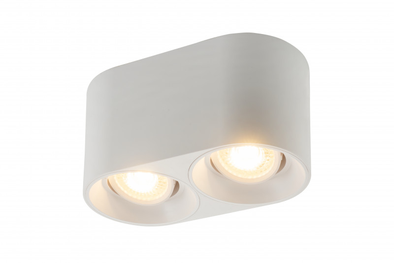 Светильник 19*10 см, MR16(G5,3) 10W, Denkirs DK3036-WH белый