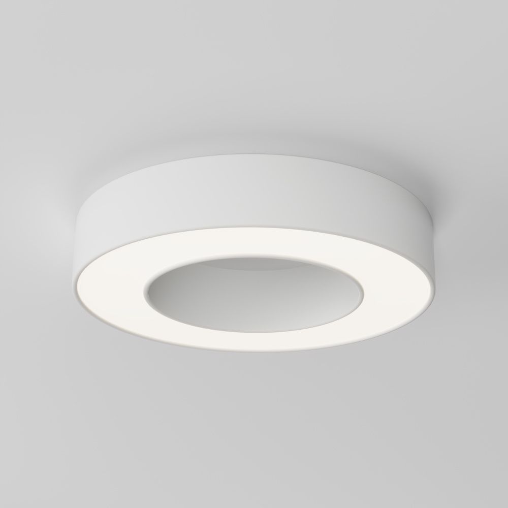 Потолочный светильник 30*6 см, *LED*24W, 4000K, Maytoni Lua C093CL-24W4K-W, Белый