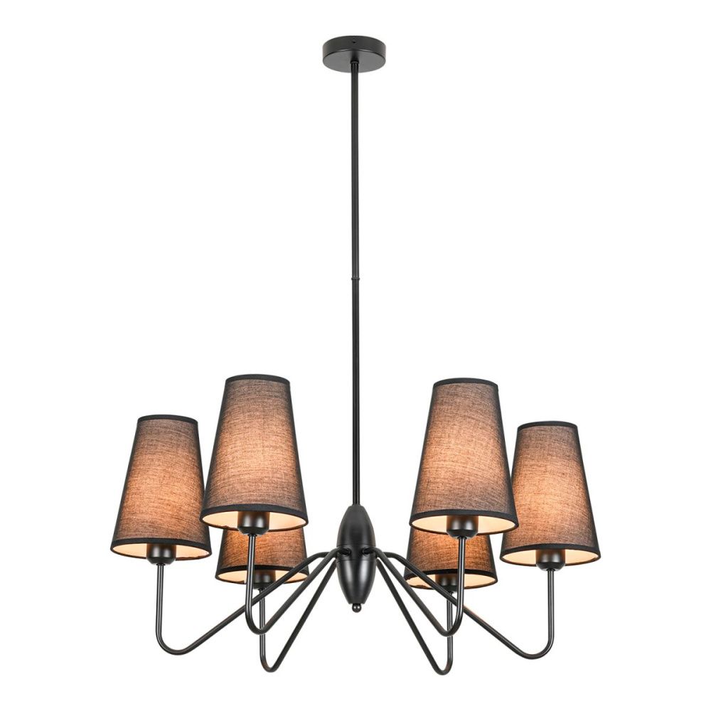 Люстра на штанге 73 см, Lussole LSP-5043, черный