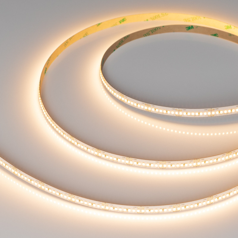 Лента MICROLED-M320-8mm 24V Warm2700 (8 W/m, IP20, 2216, 5m) (Arlight, 130 лм/Вт) 047866. Цена указана за 5 метров. Продается кратно 5 метрам.