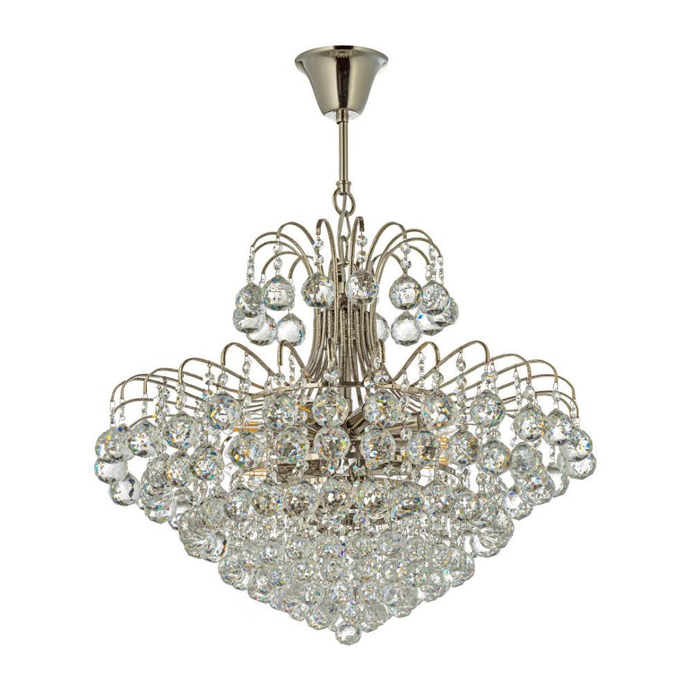 Люстра *60*45 см, 12*E14*40W, Arti Lampadari Alanno Alanno E 1.5.60.100 N, Матовый никель