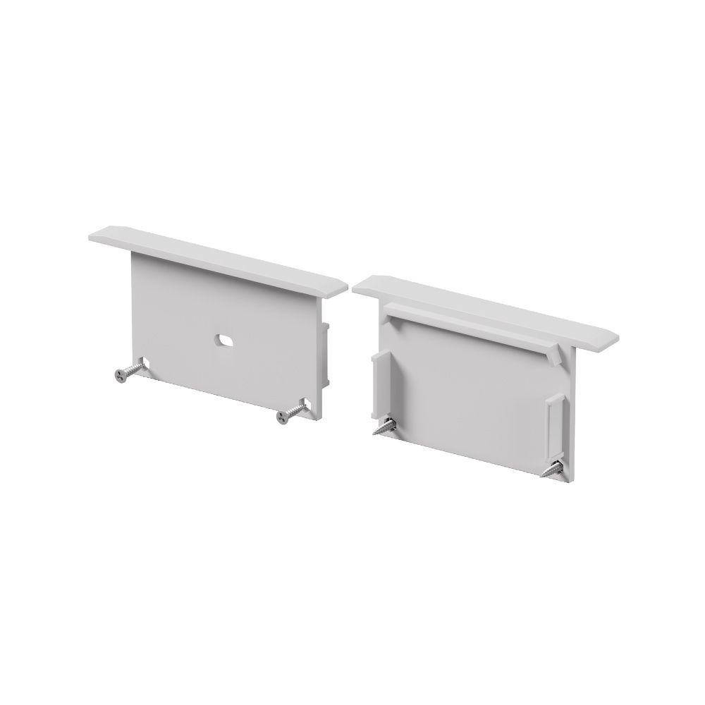 Комплект заглушек (для профиля ALM-6332-S-2M) 2 шт. 642003 Maytoni Led Strip Встраиваемый с накладным фланцем профиль Белый