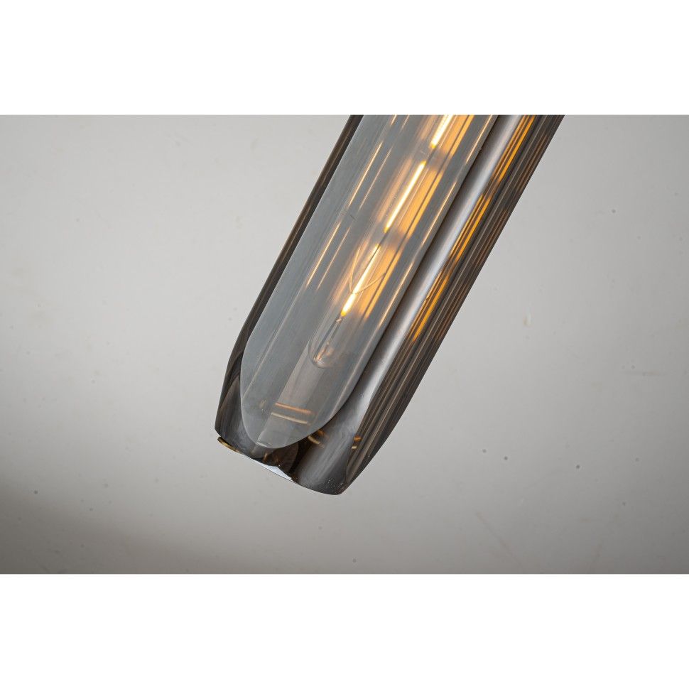 Подвесной светильник 7-38 см, Е14*60W, 3000K, Belfast Gibson 6133-1 BR GR, Латунь