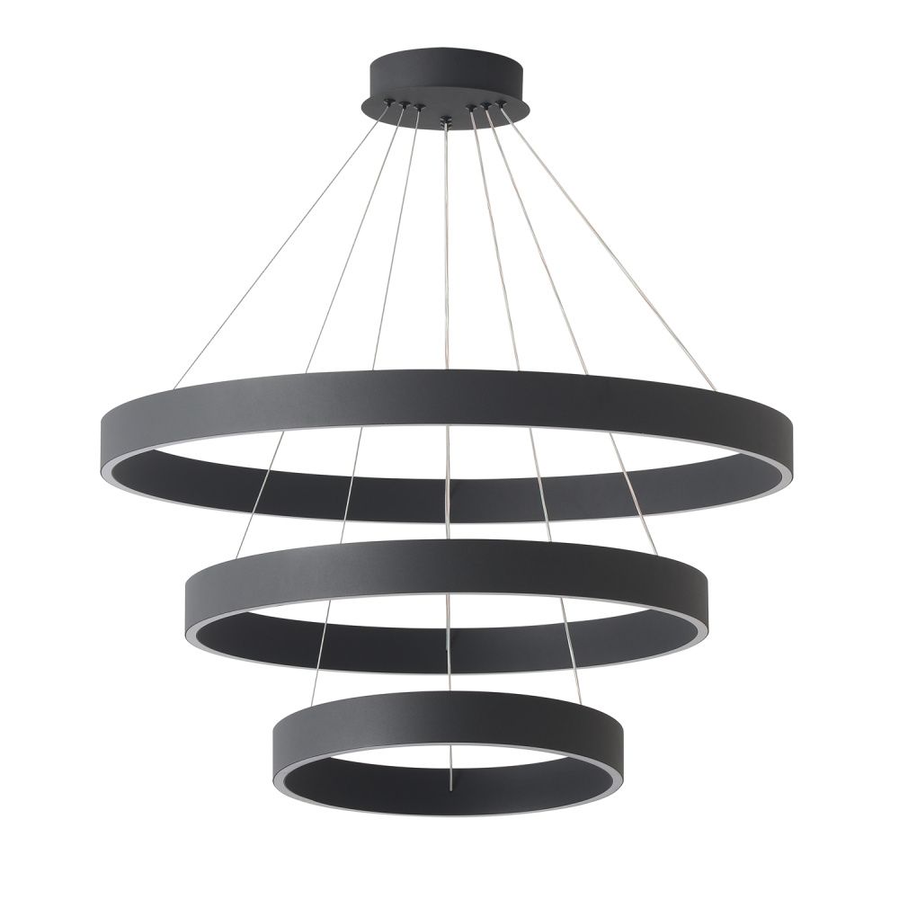 Люстра *40*5-155 см, *LED*158W, 3000-6000K, Crystal Lux Tron TRON SP158W LED BLACK, Черный