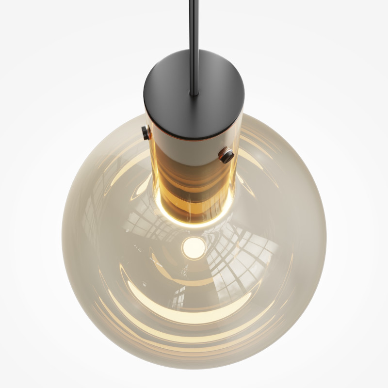 Светильник 20 см, 4W, 3000K, Maytoni MOD182PL-L4CG3K, черный