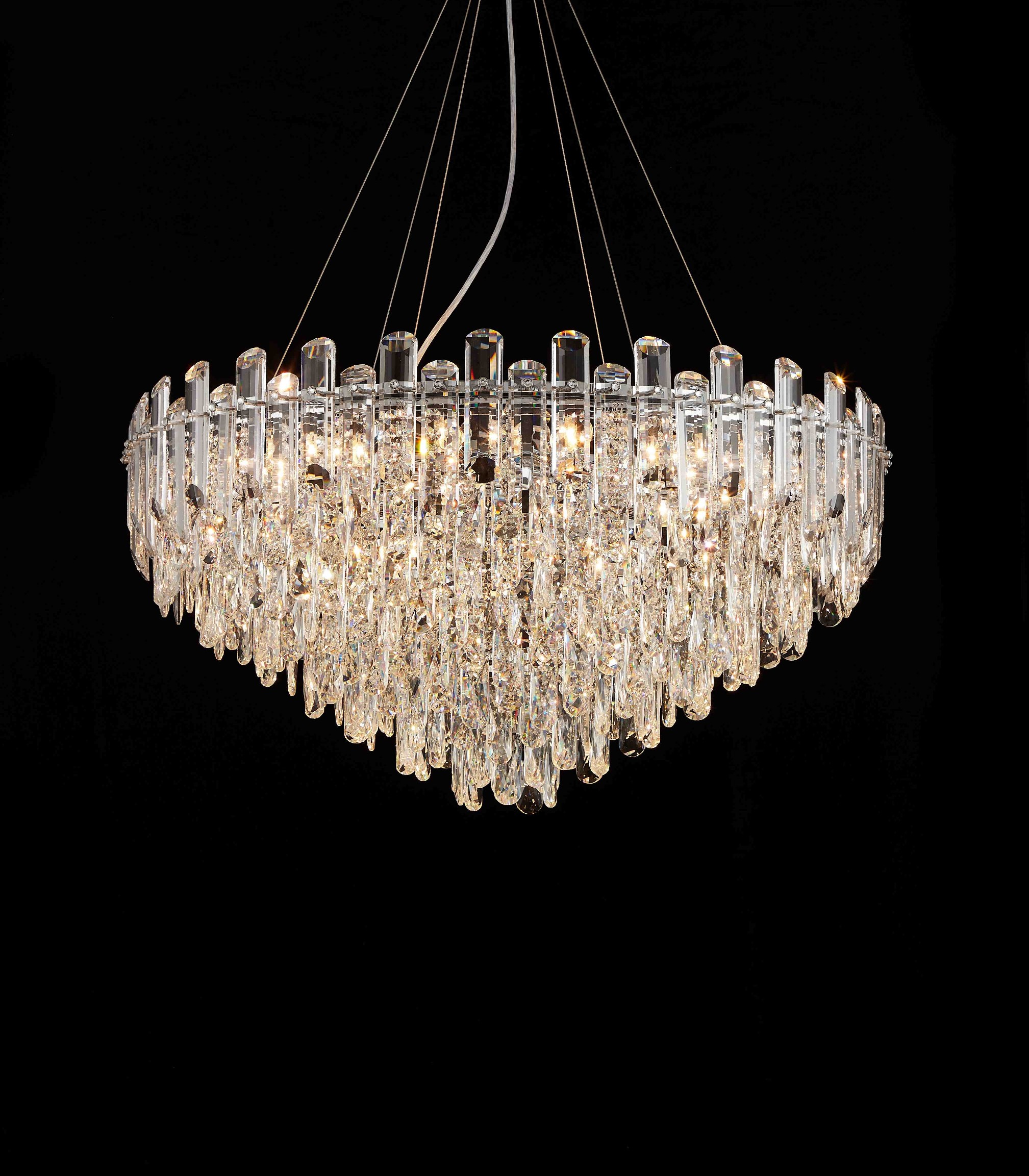 Люстра  800*420, 18*E14, 40W NewRgy Cristallo NW076-ф800*H420 H GOLD, H GOLD