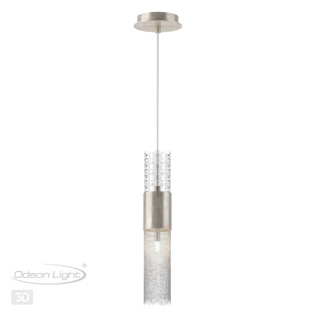 Подвесной светильник Odeon Light Perla 4631/1 серебро