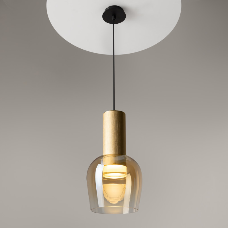 Подвесной светильник 19*19*334 см, LED, 3000К, Maytoni Smart Casual MOD414PL-L7G3K золотой