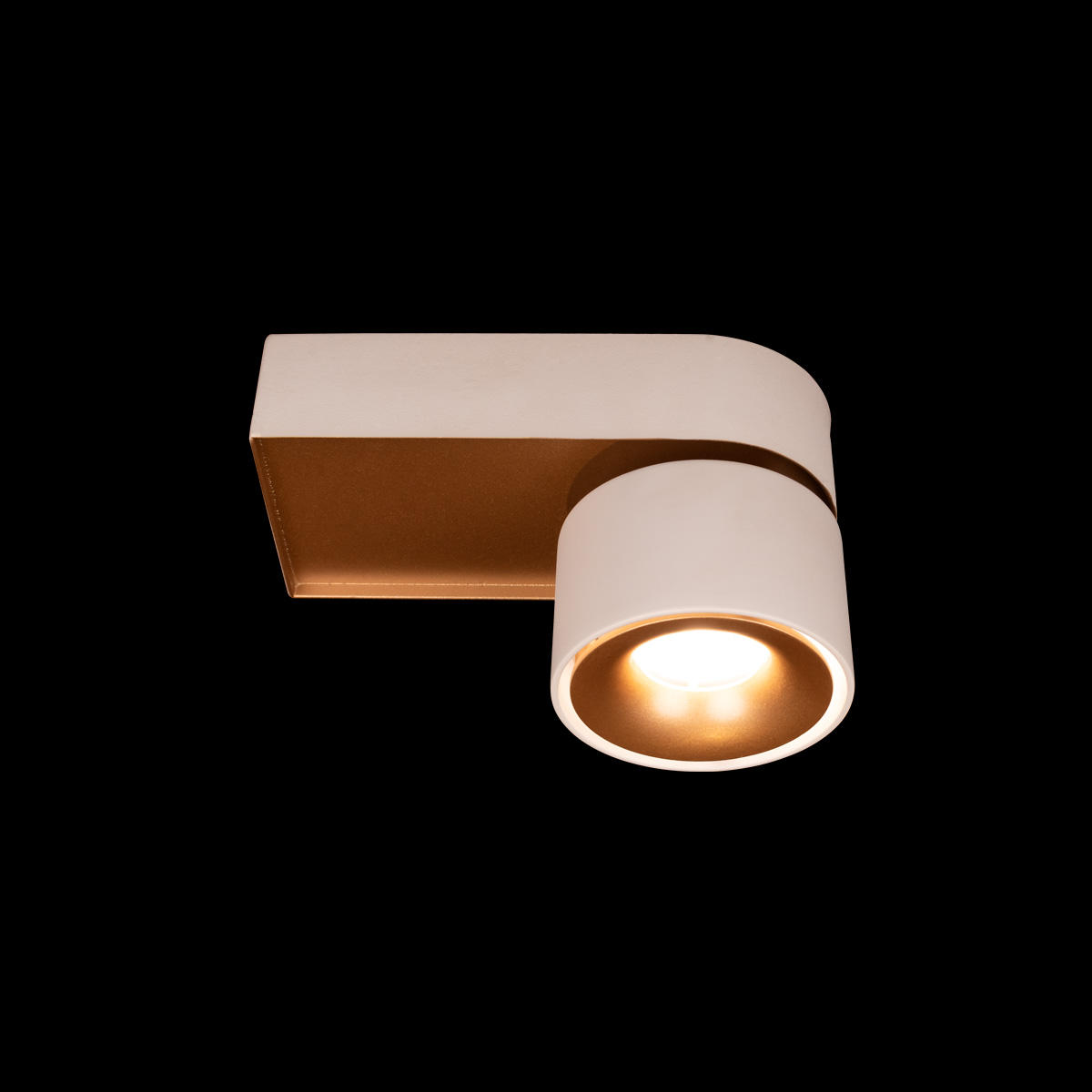 Накладной светильник 15*7*8,5 см, 1*LED*12W 4000K LOFT IT Knof 10324/A Gold White белый, золото