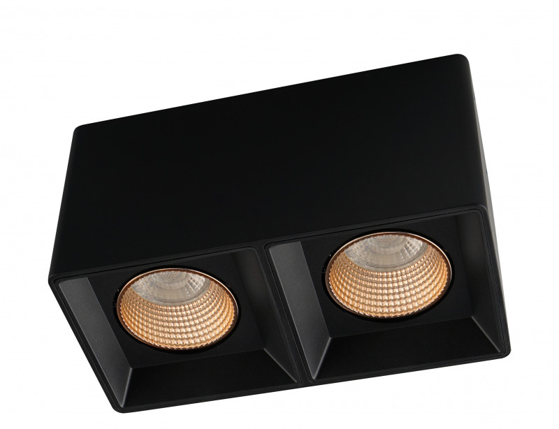 Светильник 19*10 см, MR16(G5,3) 10W, Denkirs DK3085-BK+BR черный