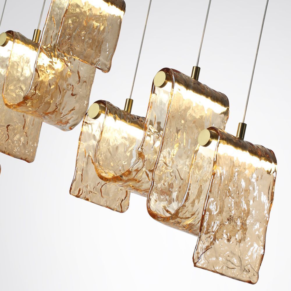 Светильник 125 см, 52W, 4000K, ODEON LIGHT 5105/52L, золото