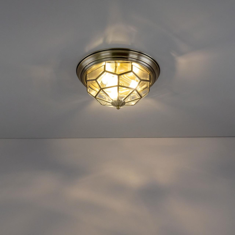 Потолочный светильник Citilux Витра-1 CL442530 бронза, диаметр 40 см