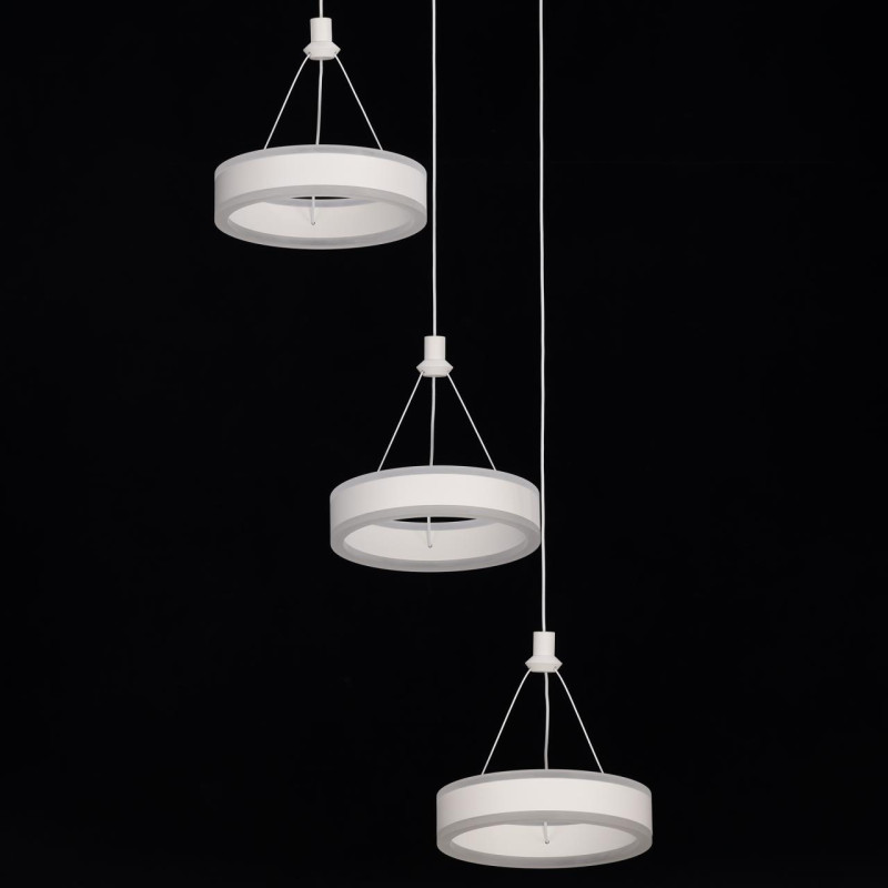 Люстра 46*60/180 см, 100W 4000K Citilux CL719050 Дуэт Белый