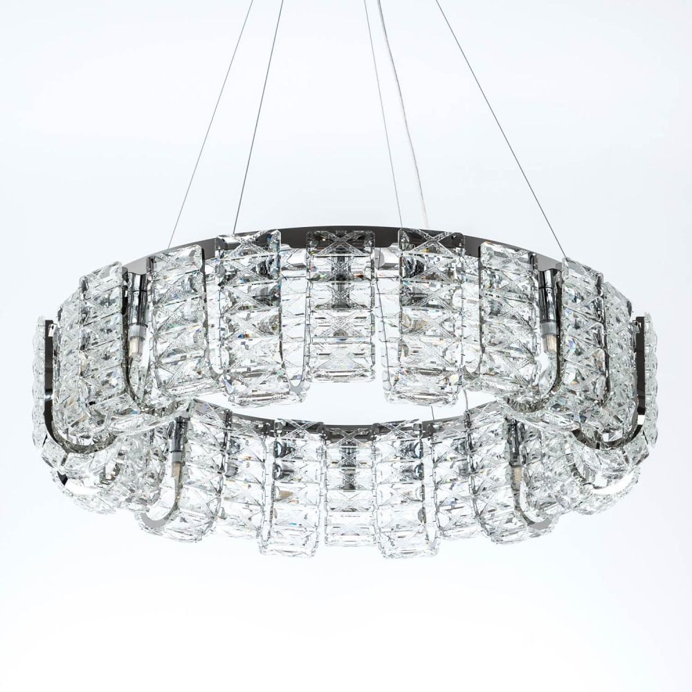 Подвесная люстра 80*50/120 см, 24xG9 MODELUX ML.755.24 CR хром