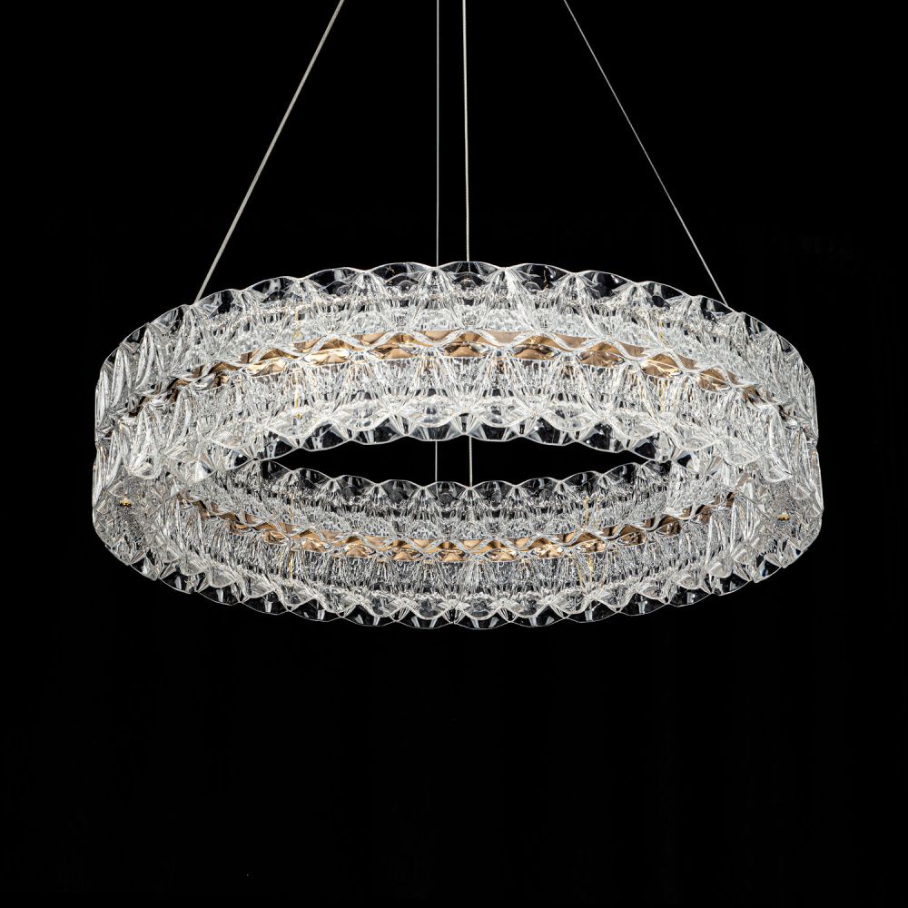 Люстра *60*13 см, LED*45W, 3000-6000K, Modelux  ML.8185.600 GD, Золото