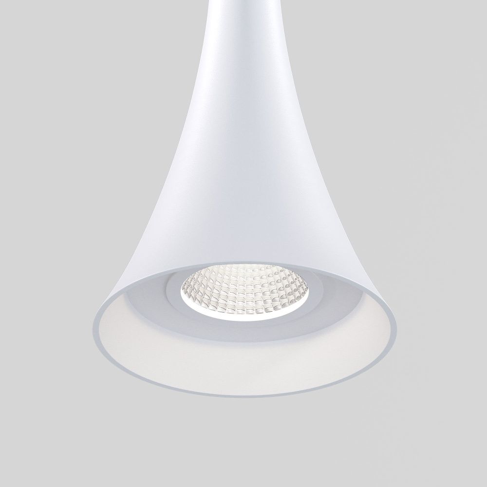 Подвесной акцентный светильник 6*6*142 см, LED, 5W, 4000K, Elektrostandard Hall 50314 LED, белый
