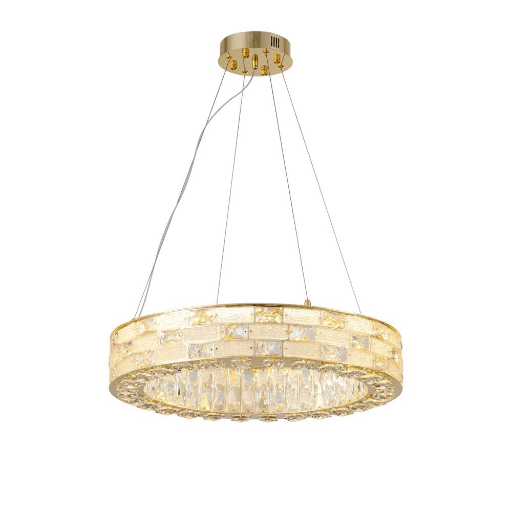 Люстра Ø600 x H120, мм, 120W 4000K, H GOLD (Золото) NewRgy E75-ф600*H120 H GOLD