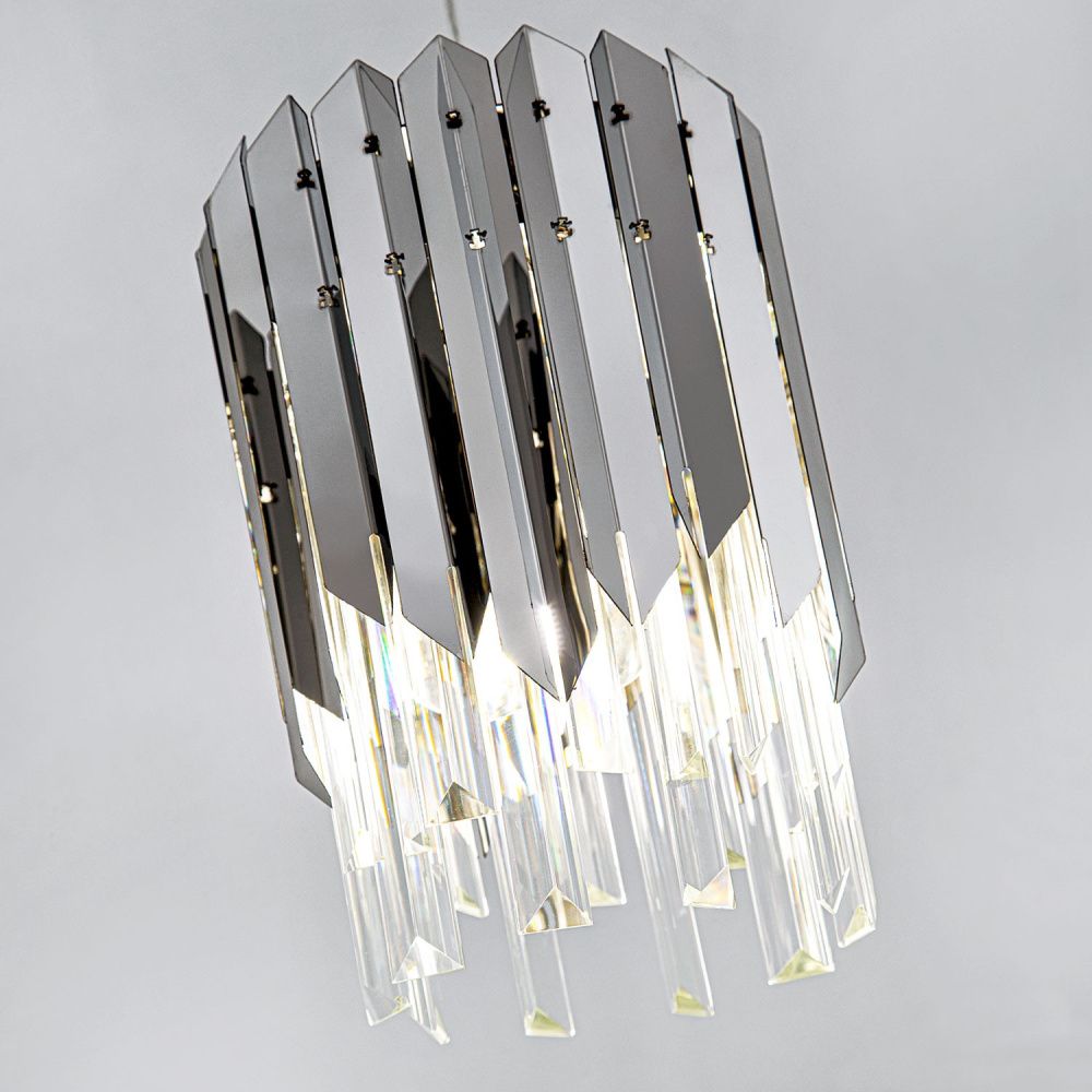 Подвесная люстра 50*50*130 см, Е 27 3x60W, Хром MODELUX ML.20207.3 CR