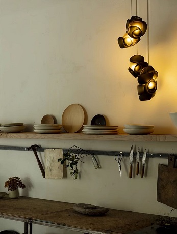 Светильник DZN-13316 ЧЕРНЫЙ  D200/H1500/1/LED/5W/2800K BOCCI