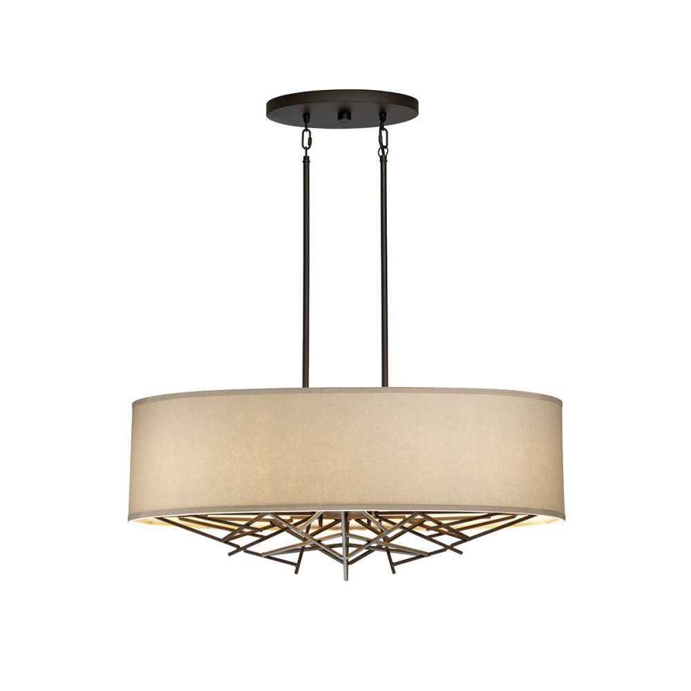 Подвесной светильник 31*80*57-143 см, E27*60W, Natural Concepts Elstead Lighting Taiko LENA-TL-S-PLUM, бронза