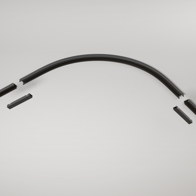 Коннектор 40*2*1,2 см, Maytoni Technical Magnetic track system Basity черный TRA172CL-R300-11B черный