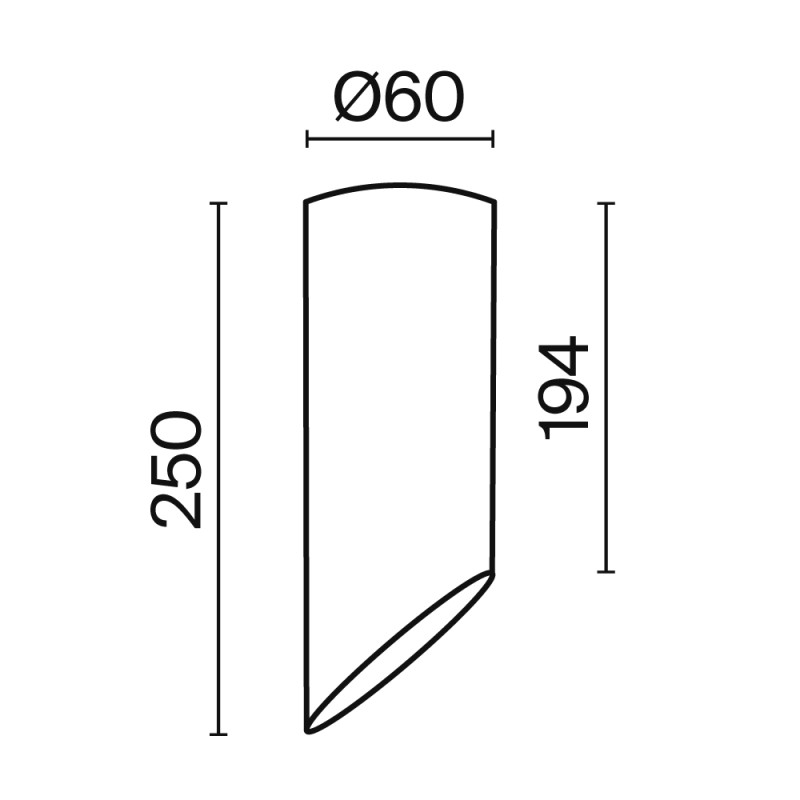 Светильник 6 см, Technical C044CL-01-25GU10-B, черный
