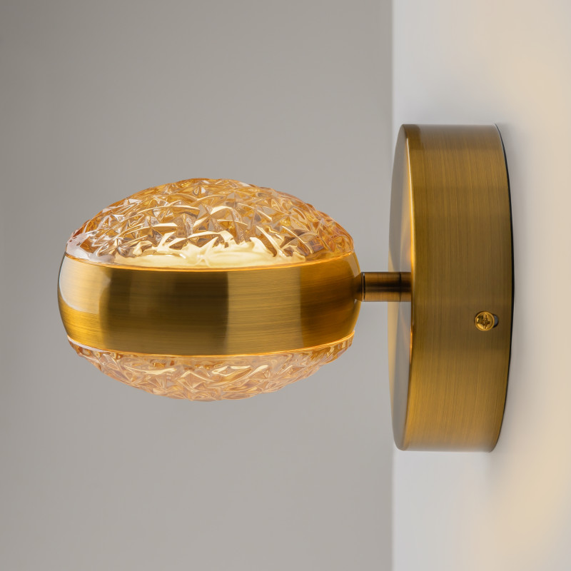 Бра 14*18,7*14 см, LED, 3000К, Maytoni Mind MOD299WL-L10BS3K латунный