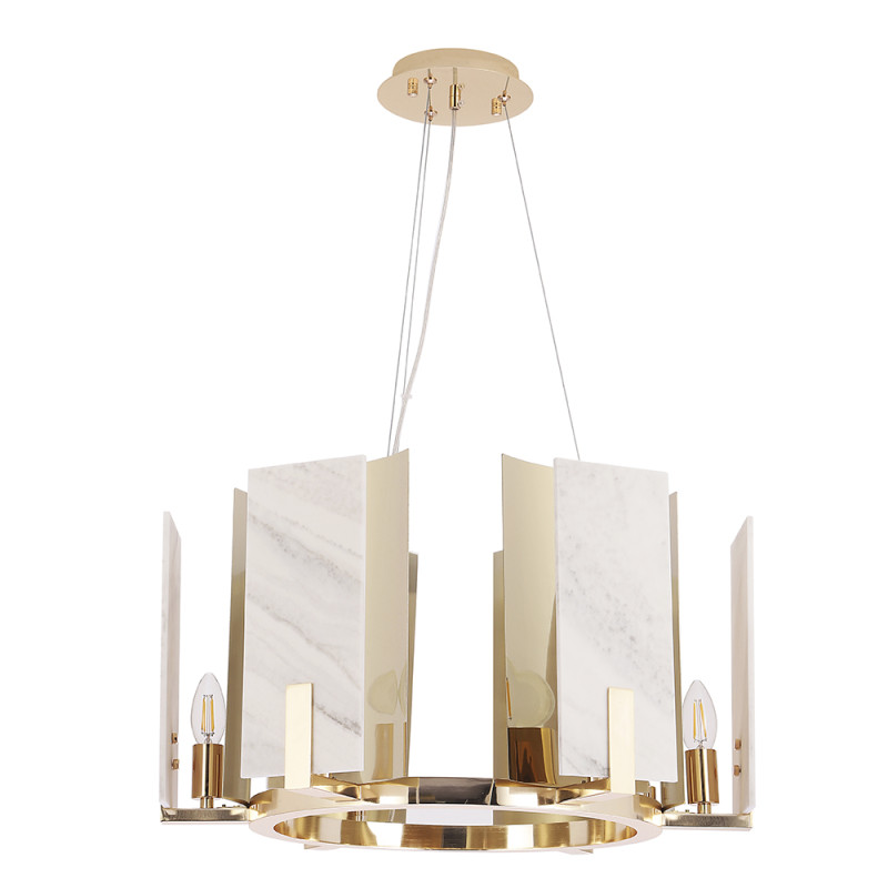Светильник 55 см, Crystal Lux DELUXE SP6, золото