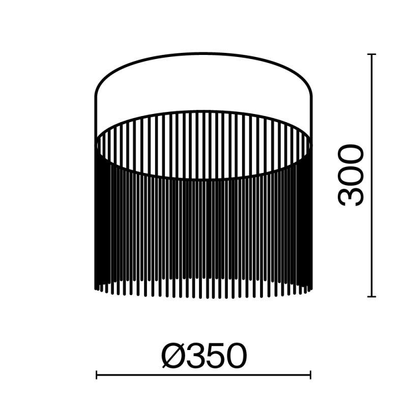 Потолочный светильник  55 см, LED 36W, 3000К, Золото Maytoni Imaginary MOD190CL-L36G3K