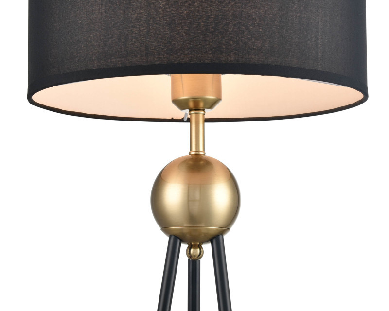 Настольная лампа  30*64 см, 1*E27 латунь, черный Vele Luce Saturno VL5764N01