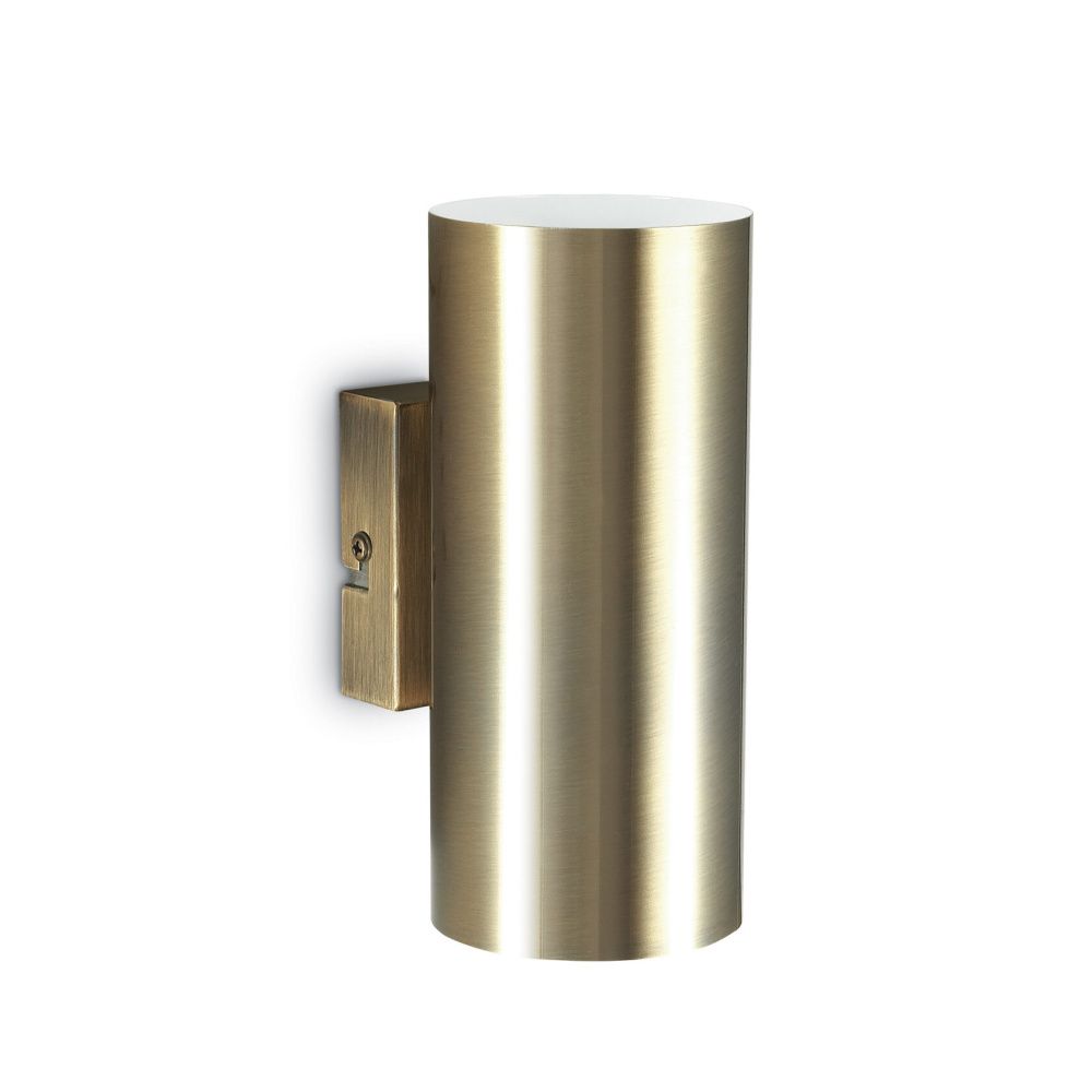 Светильник настенный ideal lux Look AP2 макс.2х28Вт Е27 Латунь ант. 164823.  см