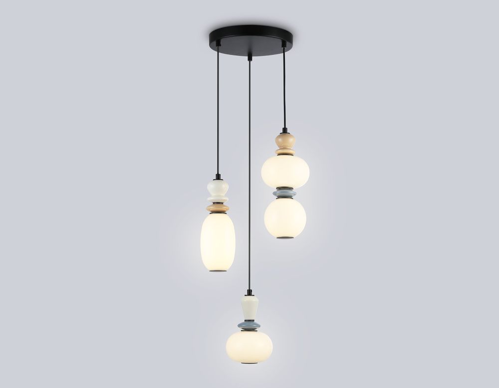 Подвесной светодиодный светильник **163- см, **W, 3000K, Ambrella Light High Light LH53143, черный