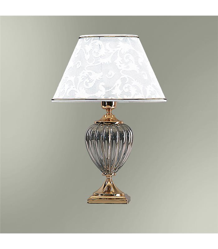 Настольная лампа Good light (Фотон) с абажуром 29-45.01/95051, золото, белый