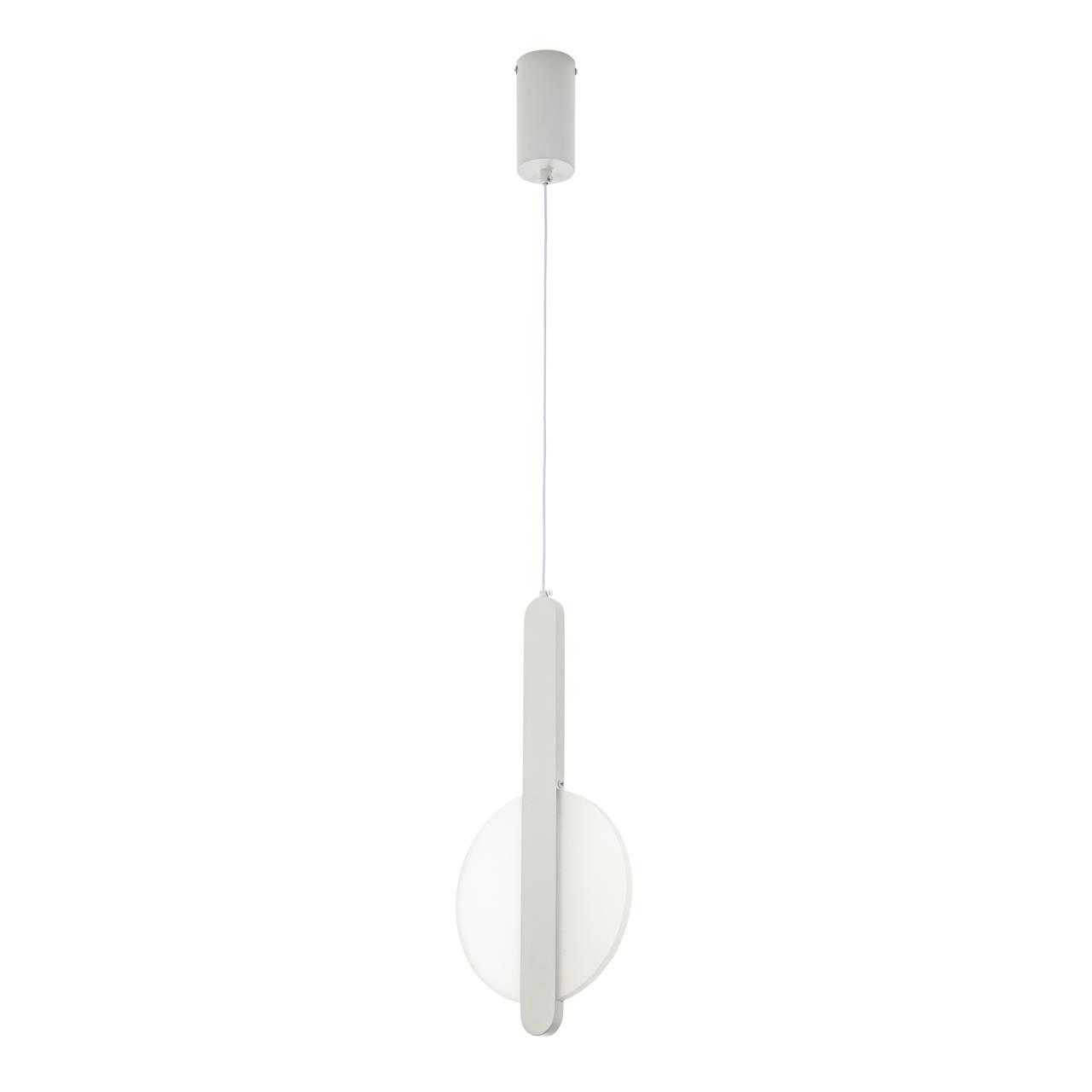 Подвесной светильник 20*2*160 см, LED 6W, 3000 / 6000K, Белый LED4U L8711-2 WH