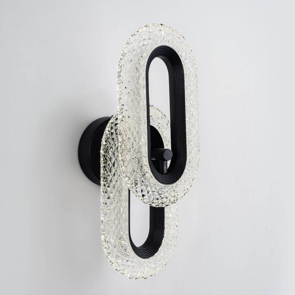 Бра 12*15*-35 см, *LED*16W, 4000K, Modestyle  MS.1120.02  BK, Чёрный