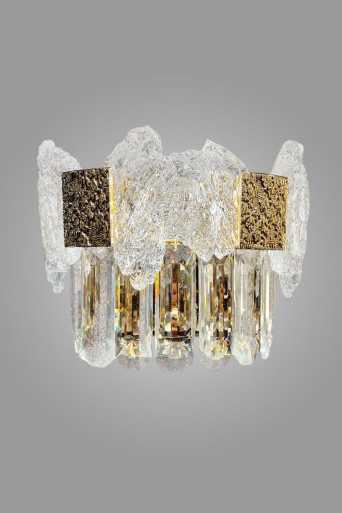 Бра 9380 LED 12W 3000K+6x40 Е14, H230MM*310MM / SP190ММ LED, 12W, 3000K, Alva Donna, Золото шампань