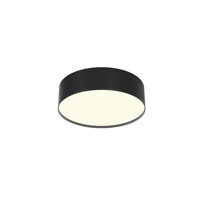 Потолочный светильник 22*6 см, LED 24W 3000K Maytoni Technical Zon C032CL-24W3K-RD-B черный