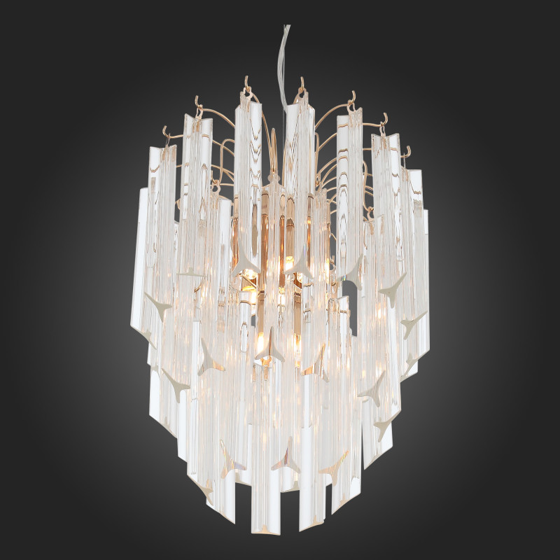 Люстра подвесная 30 см, ST LUCE OSOLETO SL386.203.05 Золотистый