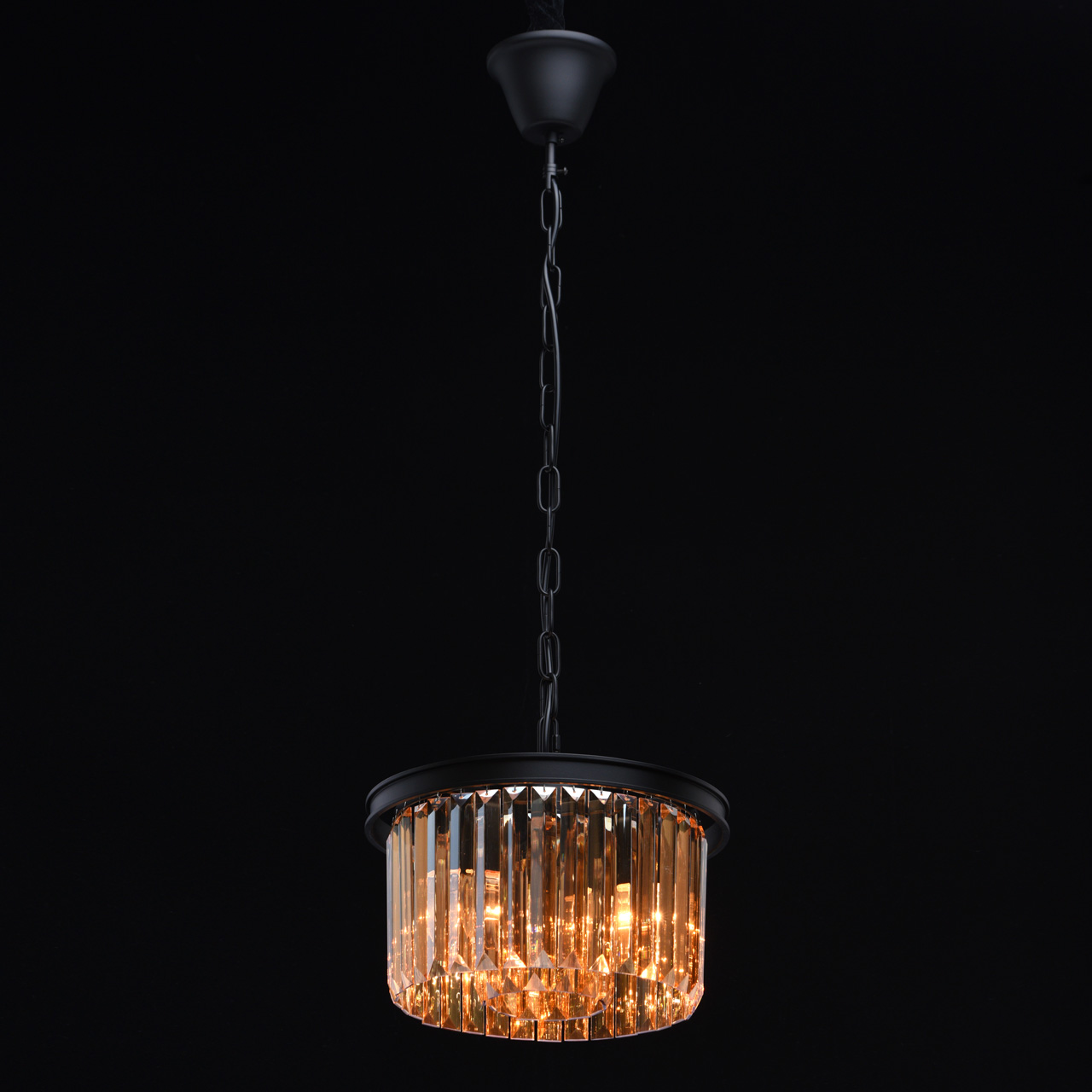 Люстра 30*89 см, 3*E14 матовый черный/золото MW-Light Гослар 498015203