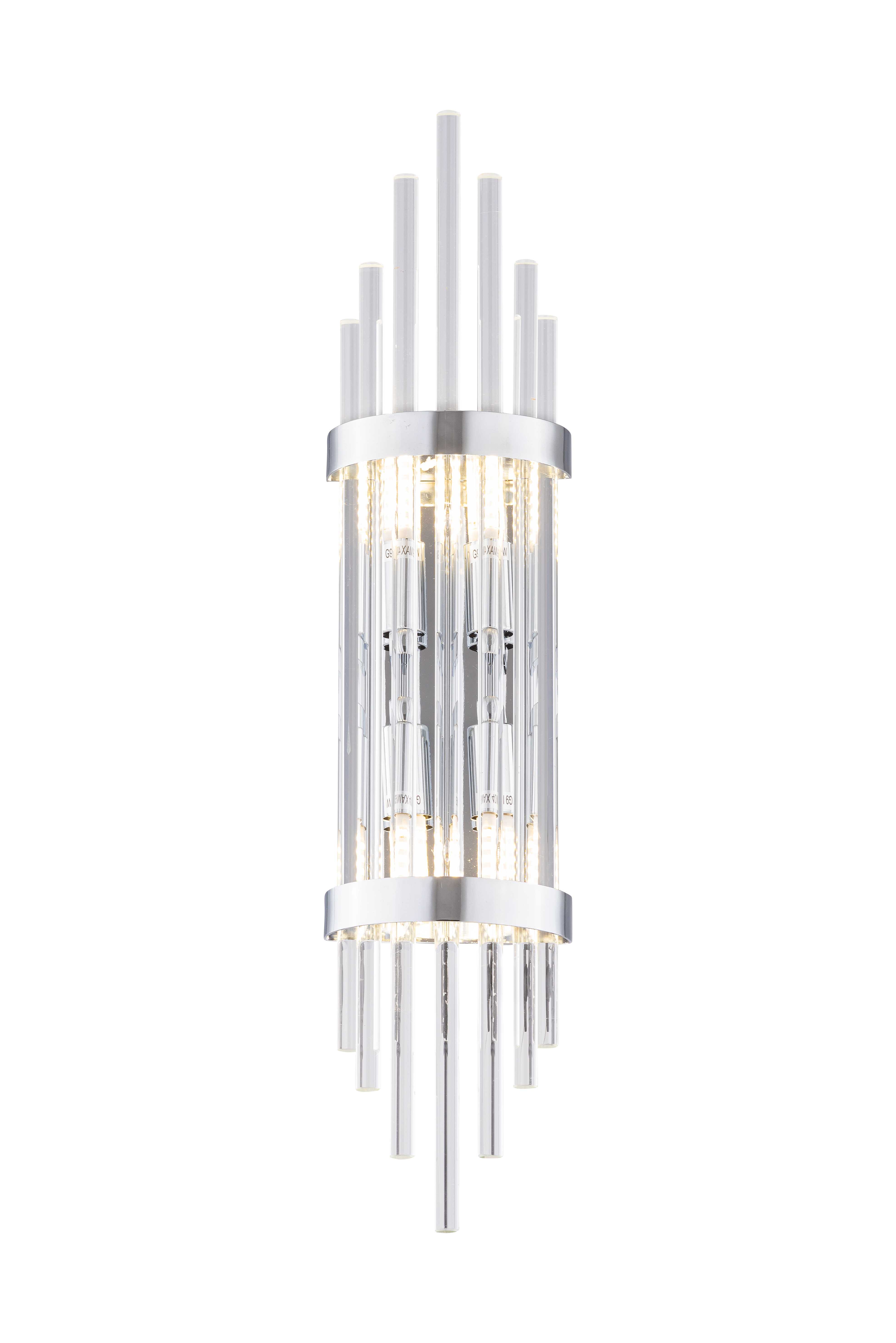 Бра 110*70*500, 4*G9,  NewRgy Cristallo W1844R/4A CHR, Хром