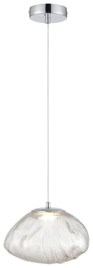 Светильник подвесной Wertmark Isola WE219.01.103, 20*20 см, хром
