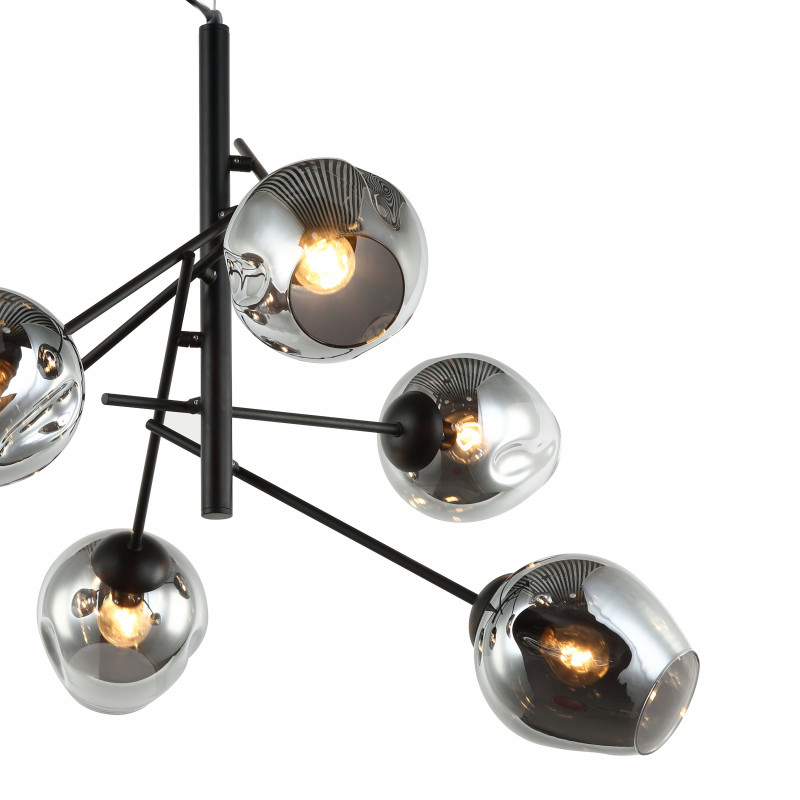 Подвесная люстра Favourite Traube 2359-6P, D720*H620/1640, черный