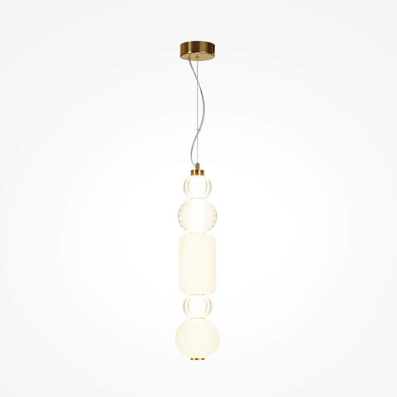 Светильник 15 см, 35W, 3000K, Maytoni Pendant Collar P069PL-L35G3K, золото