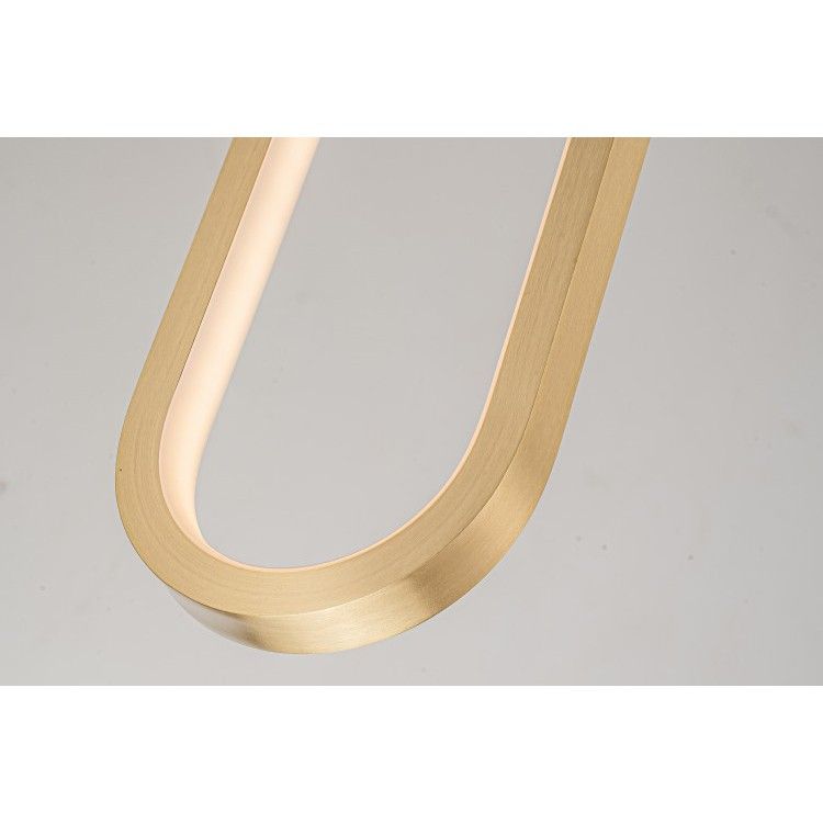 Подвесной светильник 9-160 см, 1*LED*12W, 3000K, Belfast Nevis 86227-1W-41 BR, Латунь