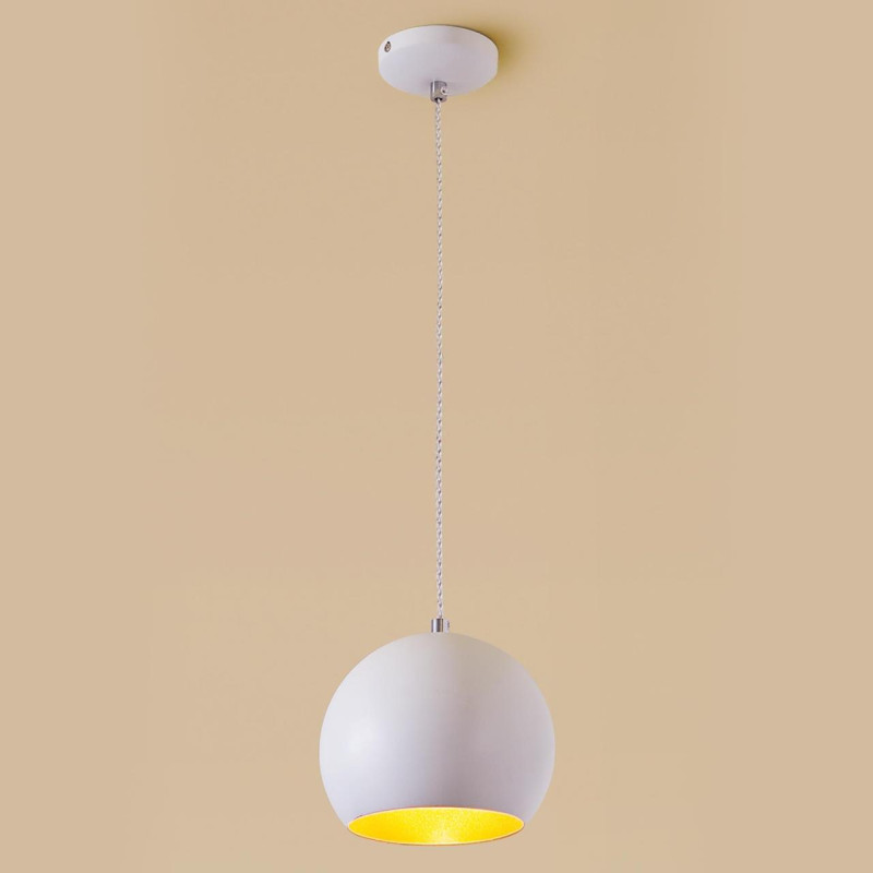 Подвесной светильник Citilux Оми CL945110 белый Е27 диаметр 18 см